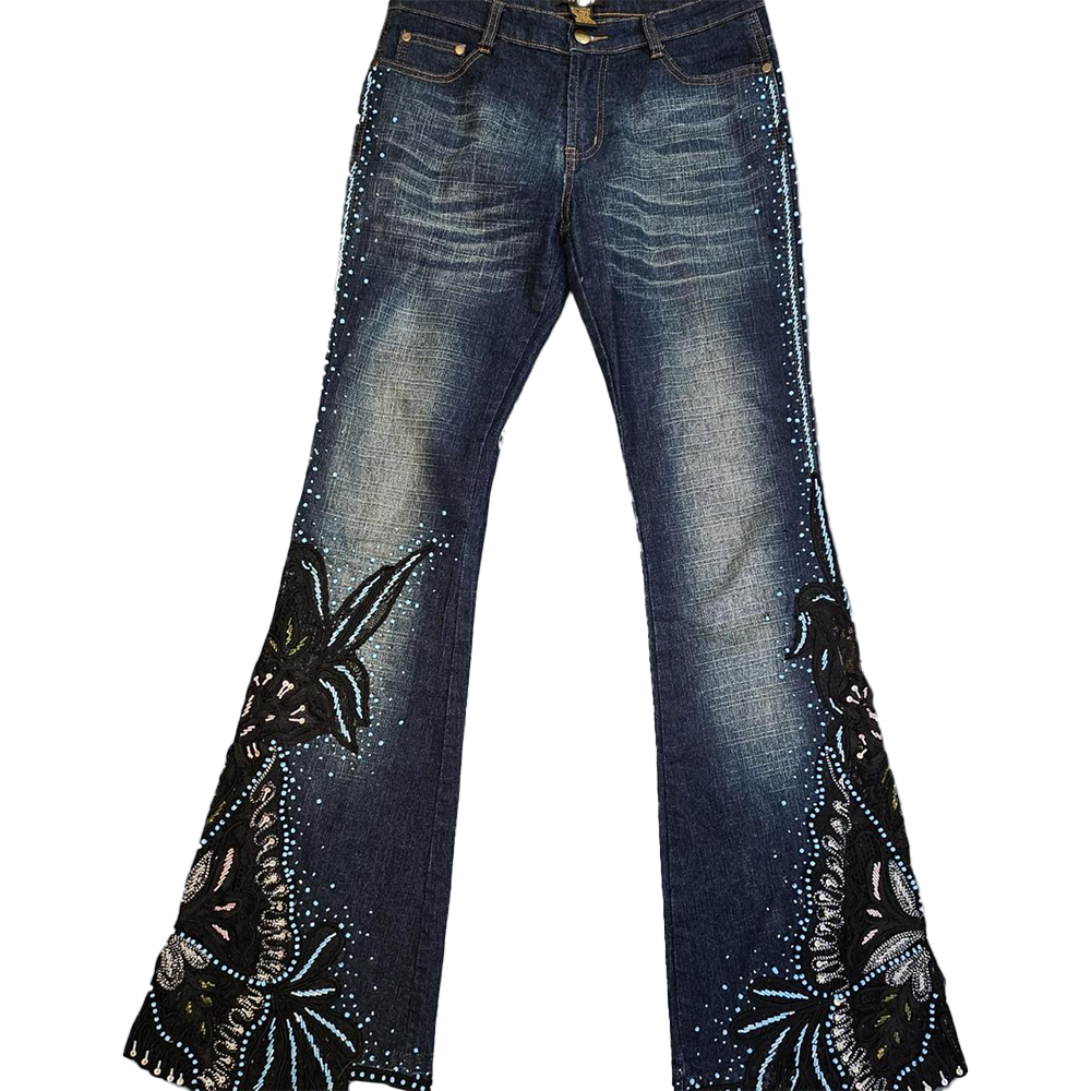 American Vintage Beaded/Lace Jeans