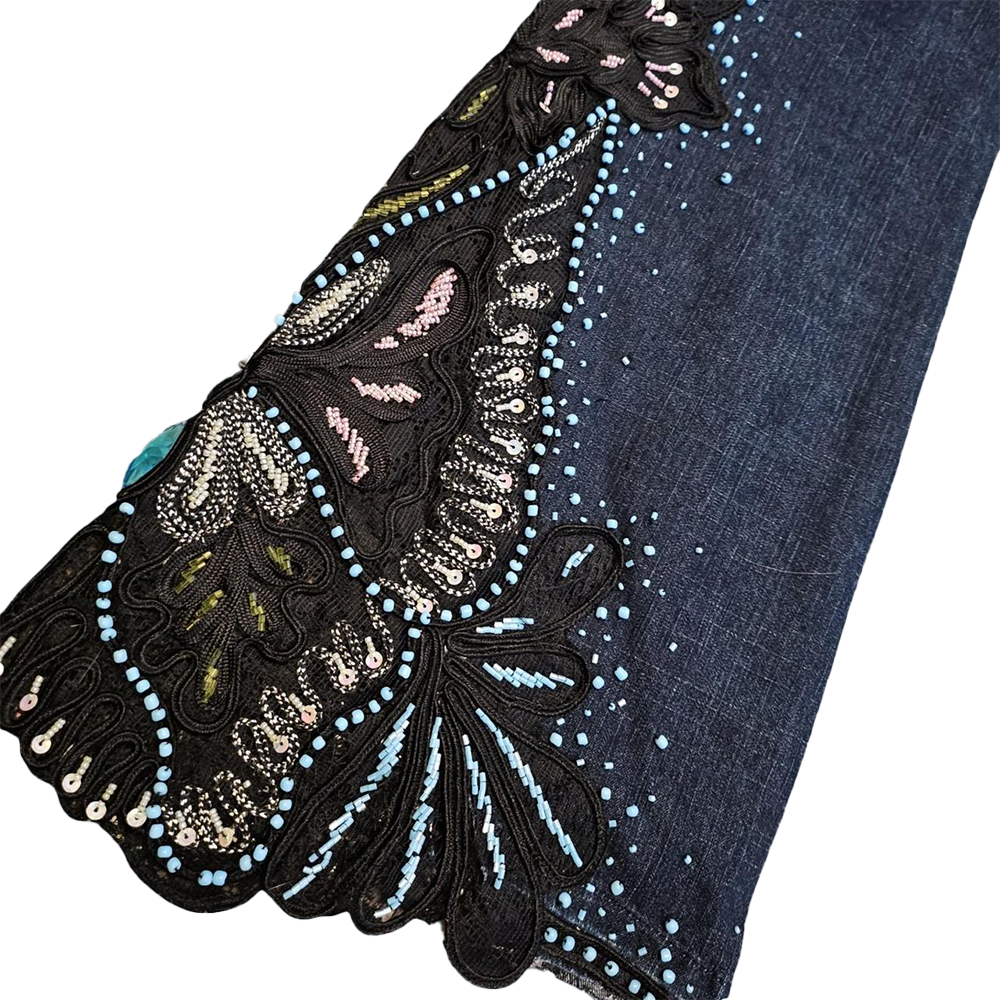 American Vintage Beaded/Lace Jeans
